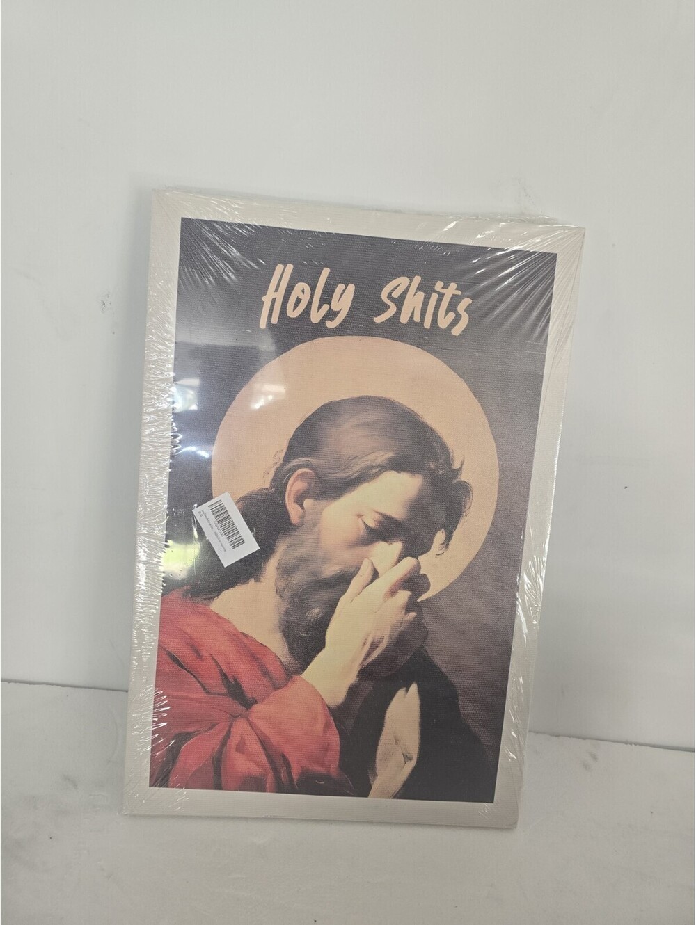 Three Canvas Wall Art – NewFunny Holy Sh Bathroom Wall Decor Canvas